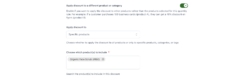 Applying discounts to different products using pricing rules